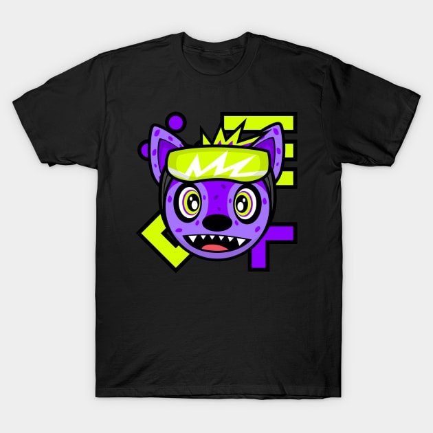 VERSA SYMBOLS HYPER HYENA T-Shirt by MOULE